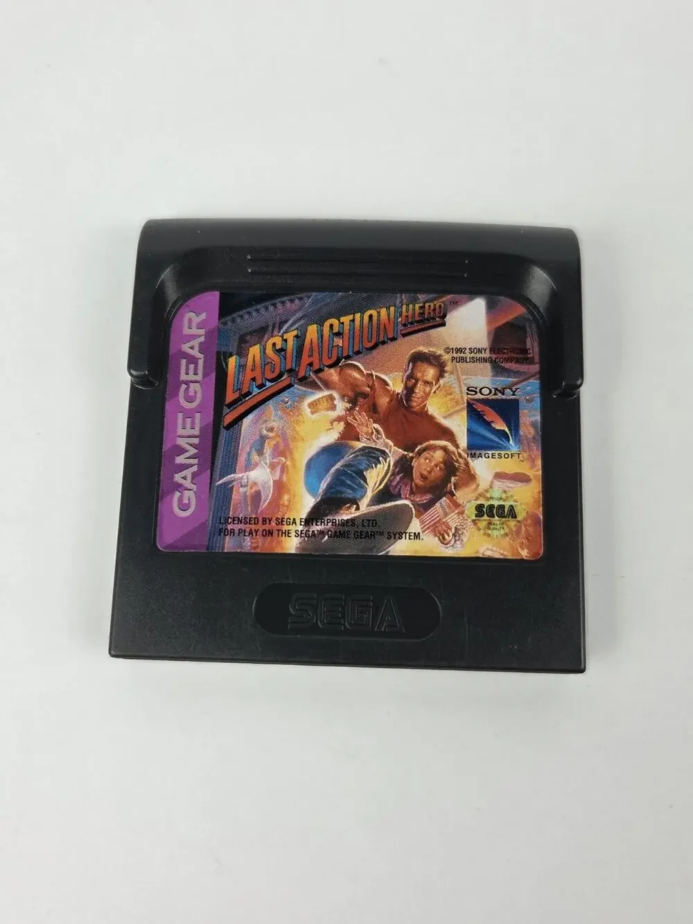 Last Action Hero (Sega Game Gear) Cartridge - Great Condition! - Tested